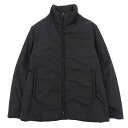 新着【中古】美品 プラダ PRADA スタンドカラー フロントジップ 中綿 ドライバーズ パデットコート 52 黒 メンズ