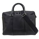 新着【中古】 美品 コーチ COACH F71065 レキシントン レザー 2way ショルダー クロスボディ メッセンジャー ブリーフバッグ 黒 PC収 メンズ ビジネス 旅(4)