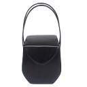 楽天スーパーセール!【中古】美品 箱付 ポールスミス Paul smith 現行ロゴ PWH010 レザー ボックス トート ハンド バッグ 黒 ストライプ レ...