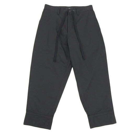楽天スーパーセール!【中古】美品 Y's ワイズ 2005SS BORN PRODUCT ワイド テーパード パンツ 2 黒 ヨウジヤマモト 楽天スーパーセール!【中古】美品 Y's ワイズ 2005SS BORN PRODUCT ワイド テーパード パンツ 2 黒 ヨウジヤマモト