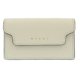 新着【中古】未使用 箱付 マルニ MARNI 2022年商品 PFMOT05U07 LV520 サフィアーノレザー カードケース 名刺入れ 定価41800円