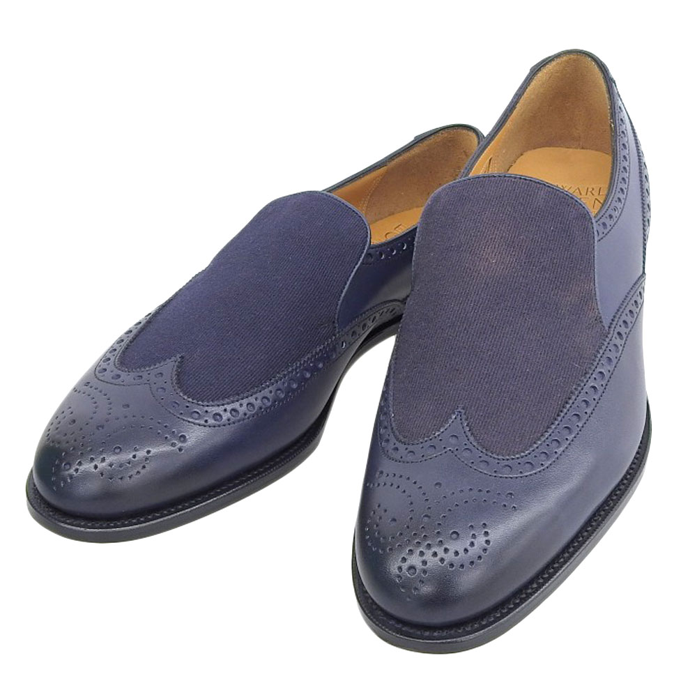 EDWARD GREEN エドワード グリーン◇シングルモンクメダリオン革靴