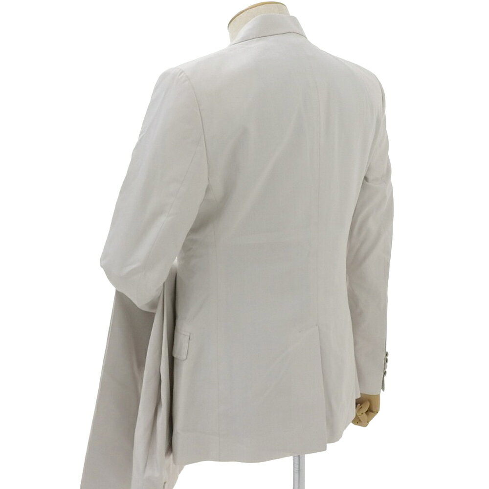 新着【中古】 超美品 ドルチェ&ガッバーナ DOLCE&GABBANA 現行タグ G1YHMT シルク ドレス テーラード スーツ 3ピース ジャケット 46 S-M2つ釦 3点 メンズ ビジネス