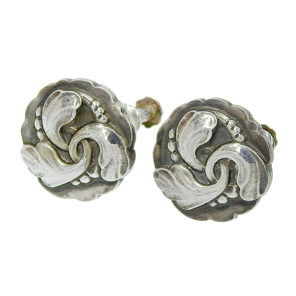 šĶ Georg Jensen 󥻥 93 Grape leaves sv925 Earrings 졼 ꡼ ...