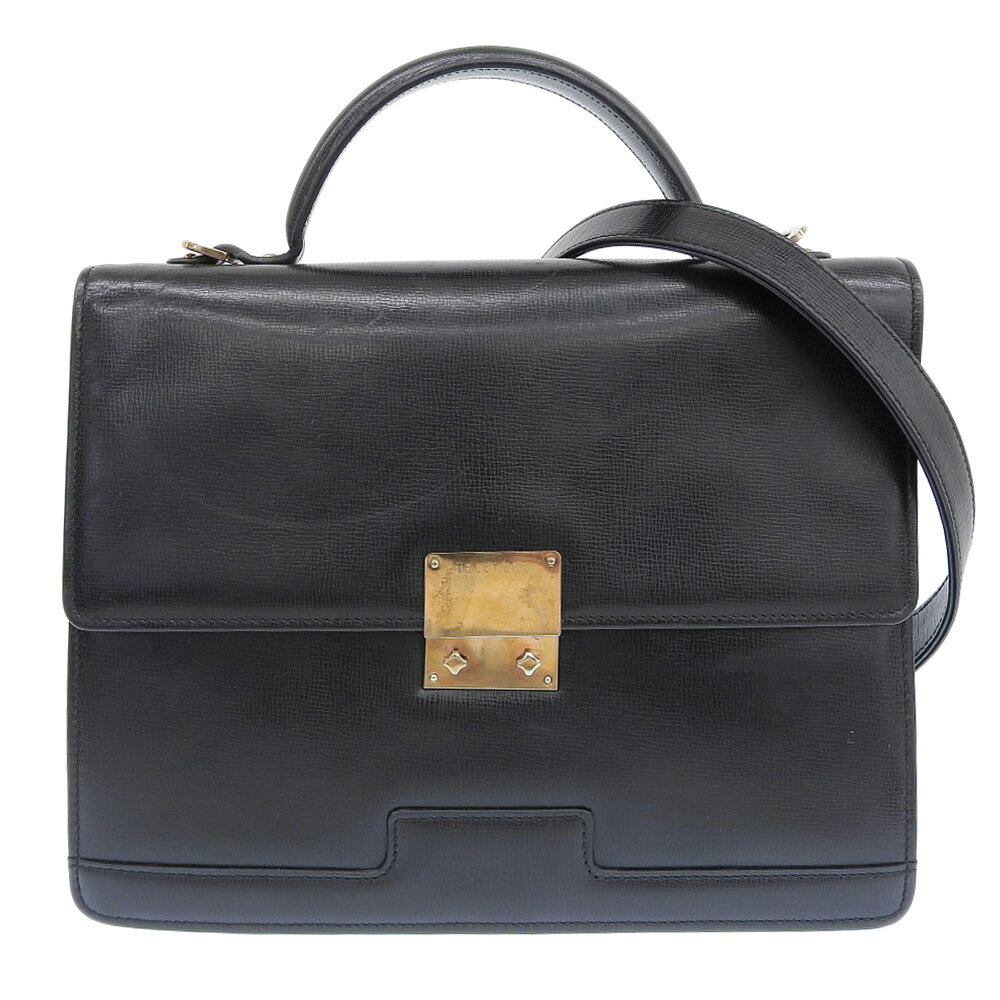 【中古】 美品 ヴァレクストラ Valextra 90年代 ヴィンテージ スライドロック レザー 2way ショルダー ..