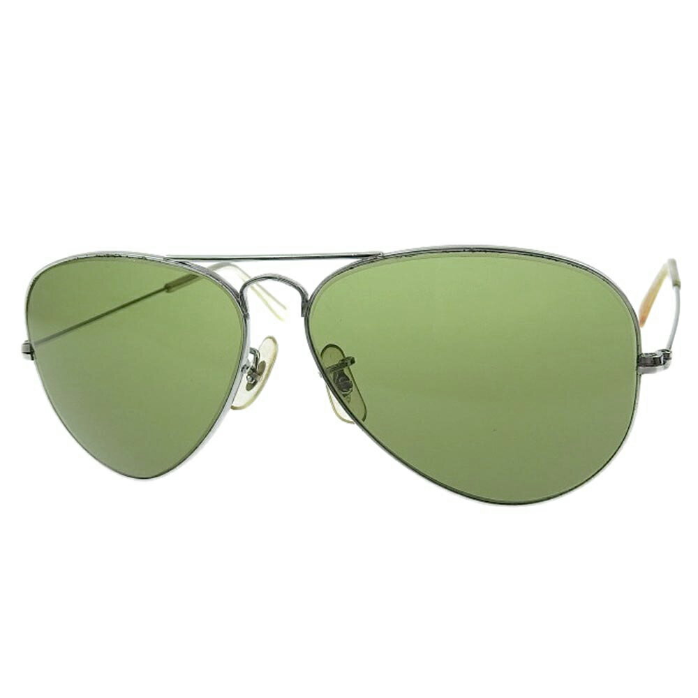 新着【中古】美品 ボシュロム レイバン B&L RayBan 70年代ヴィンテージ ティアドロップ パイロット アビエイタ メタルフレーム サングラス 純正ケース