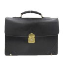 新着【中古】 美品 アクアスキュータム Aquascutum 90年代 ヴィンテージ ボックスカーフ レザー アタッシュ ビジネス ブリーフバッグ ケース 黒 鍵付 メンズ 旅(4)