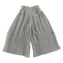 【中古】 超美品 ブルネロクチネリ Brunello Cucinelli 現行タグ プリーツ フレア ガウチョ ワイドパンツ 38 スカーチョ スカート レディ...