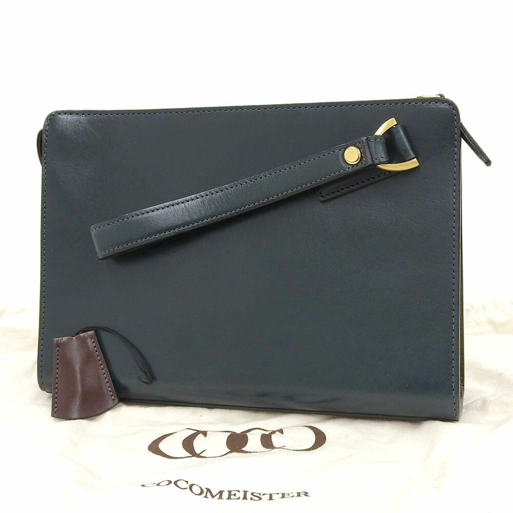 【中古】 美品 ココマイスター COCOMEISTER 完売品 プルキャラック ジーベック プルアップレザー セカンド クラッチバッグ ヴォラン 紳士 ビジネス 定価92000円