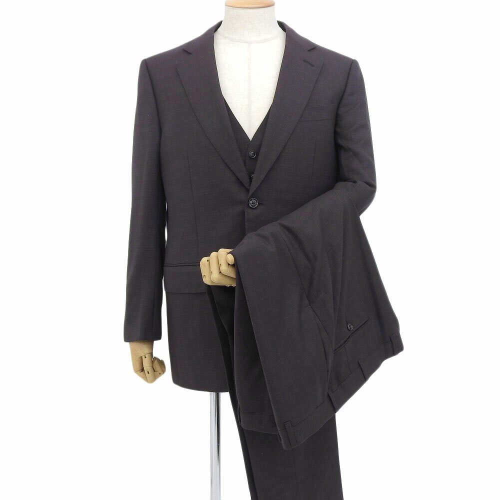新着【中古】 超美品 エルメネジルドゼニア Ermenegildo Zegna 現行タグ PREMIUM プレミアムライン 3P スリーピース 2つボタン スーツ 50-52