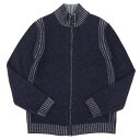 新着【中古】 超美品 ダニエレ フィエゾーリ DANIELE FIESOLI カシミア混ウール スタンドカラー ドライバーズニット サイズS メンズ(4)