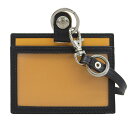 新着【中古】 未使用 エッティンガー Ettinger 2019年 BH849JR ID Card Case ブライドルレザー ID パス ケース ホルダ ストラップ ブラック メンズ 定価28600円