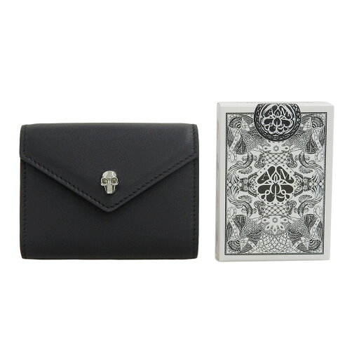 新着【中古】 箱付未使用 アレキサンダーマックイーン Alexander McQueen 2019年 Gifting Playing Card スカル レザー カードケース トランプ ゲーム 652717 黒 定価49500円 新着【中古】 箱付未使用 アレキサンダーマックイーン Alexander McQueen 2019年 Gifting Playing Card スカル レザー カードケース トランプ ゲーム 652717 黒 定価49500円