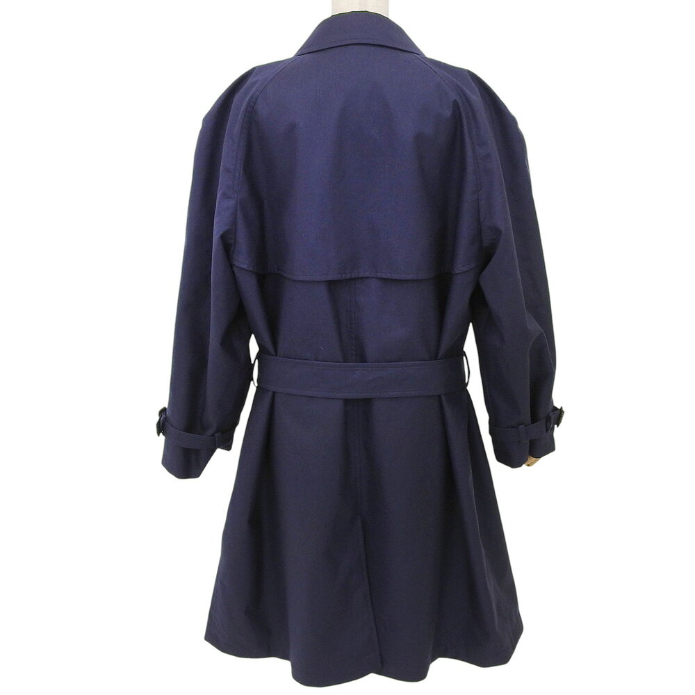 新着【中古】 タグ付未使用 カルーゾ CARUSO 現行タグ カシミアシルク × 撥水ナイロン ダブルフェイス リバーシブル トレンチコート 52 定価48万円