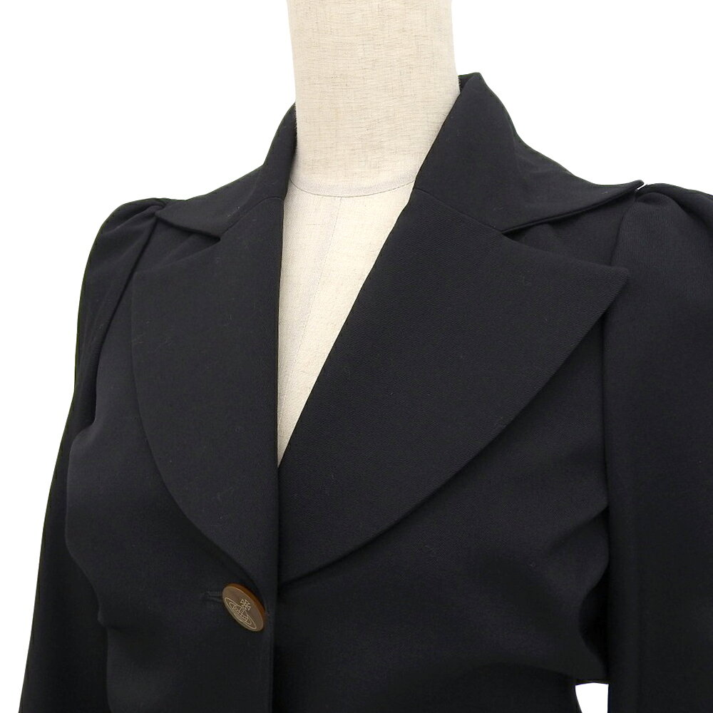 【中古】 超美品 ヴィヴィアンウエストウッド Vivienne Westwood 2003年 アーカイブ商品 ギャルソン コラボ オーブボタン ジャケット UK8 38 レディース
