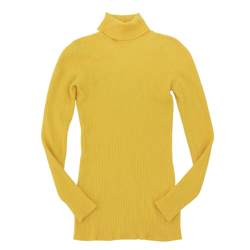 【GUCCI】セーター　イエロー 中古・古着通販】GUCCI (グッチ) モヘアポロニット イエロー サイズ:XS