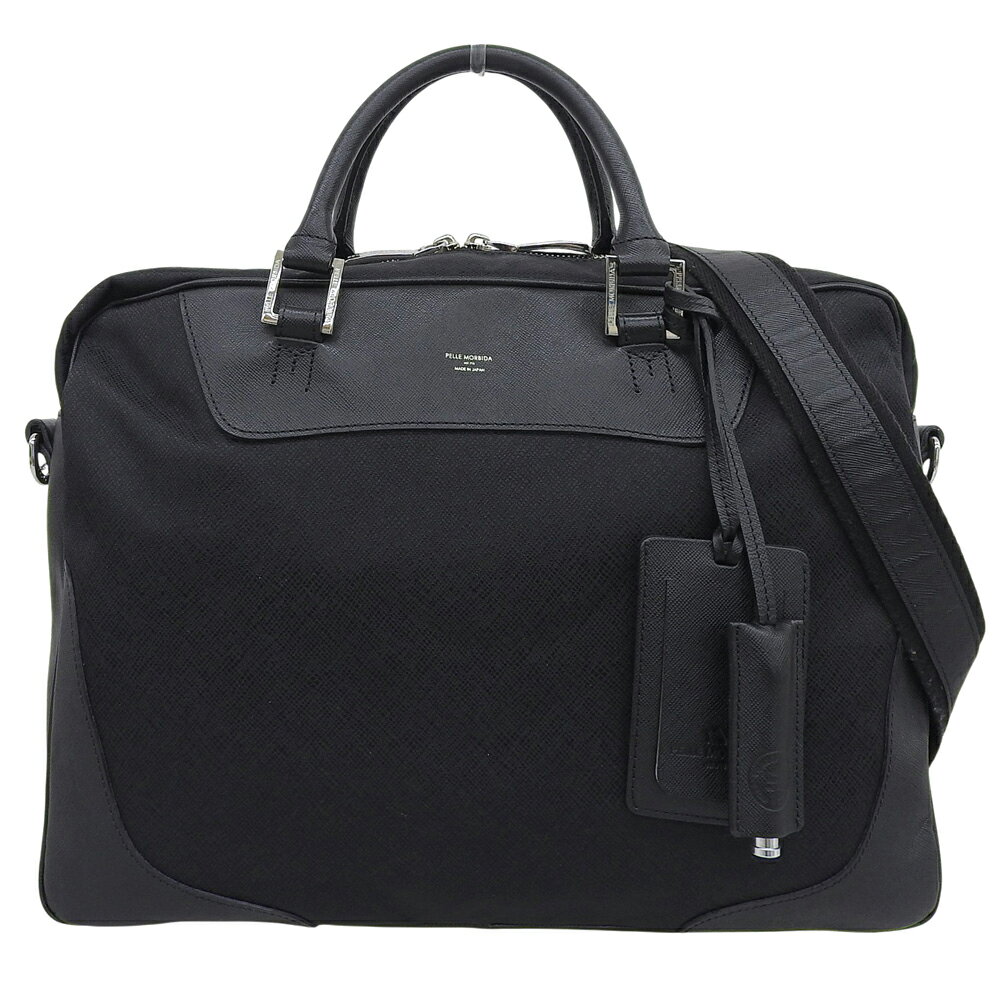 新品未使用✨PELLE MORBIDA ペッレモルビダ　ブリーフケース　グレー ペッレ モルビダ PELLE MORBIDA ペッレモルビダ 干場義雅モデル