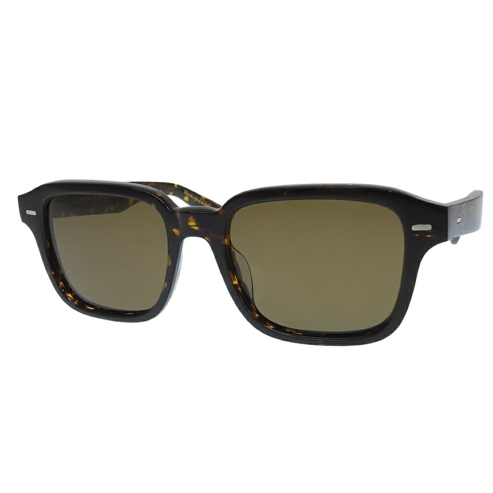 乐天商城 - 【中古】 超美品 オリバーピープルズ OLIVER PEOPLES 現行 OV5562SU 174157 51‐18 ERRISSON SUN スクエア型サングラス ブラウン ケース付き 定価61820円