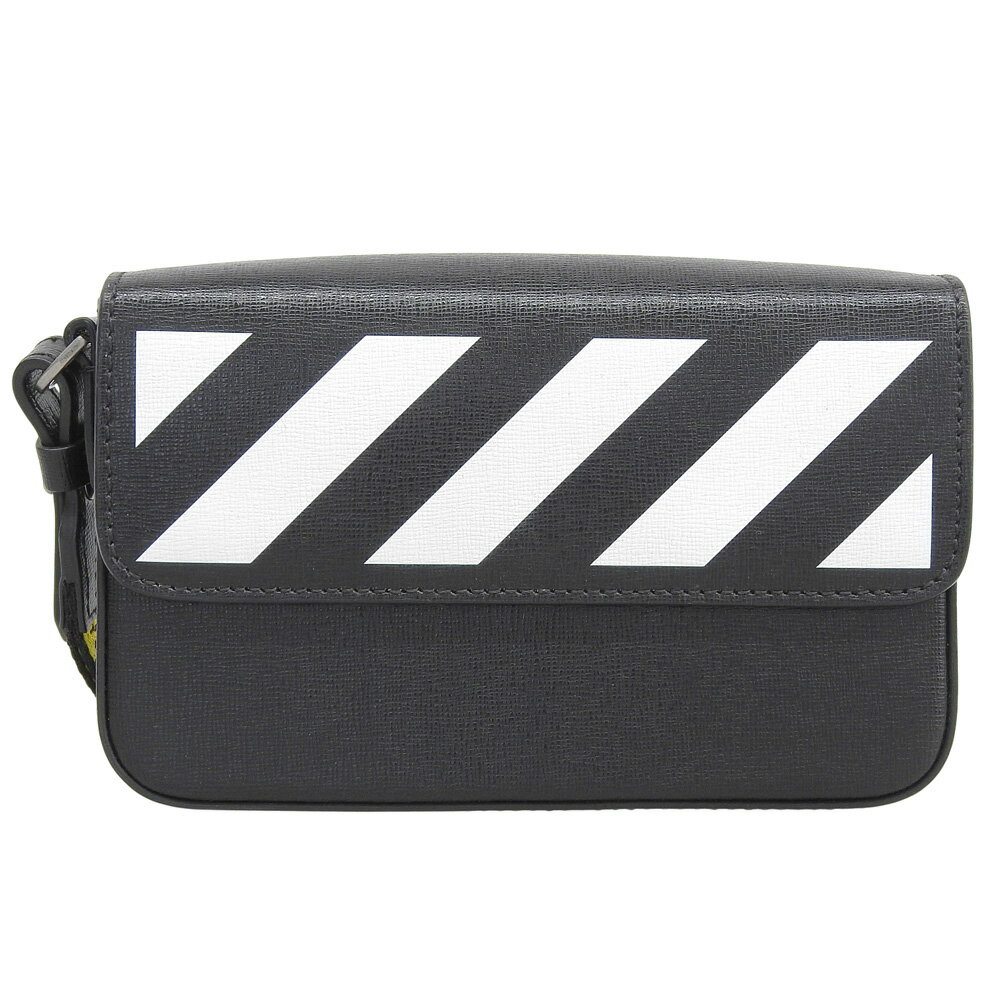 Off-White ボディバッグ ブラック ストライプ Off-White ボディバッグ ブラック ストライプ 【公式通販】