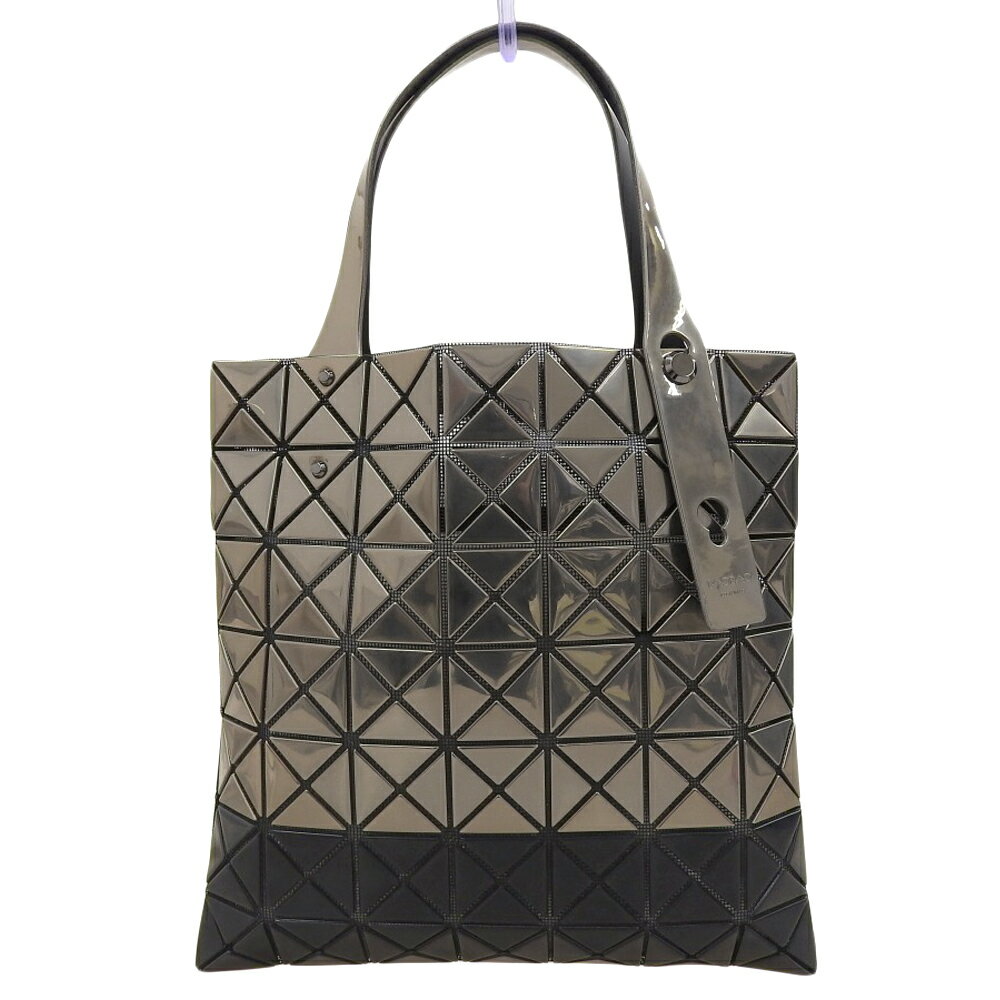 乐天商城 - 新着【中古】 超美品 バオバオ イッセイミヤケ BAO BAO ISSEY MIYAKE 21SS AG102-94 PLATINUM プラチナム トートバッグ シルバー 袋付き 定価78100円