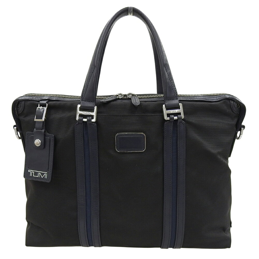 乐天商城 - 新着【中古】 良品 トゥミ TUMI 日本限定 68415DNYE JARVIS ジャービス 2WAY ブリーフケース ビジネスバッグ ショルダー付き 黒 メンズ 定価99000円