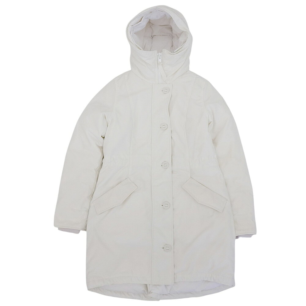 乐天商城 - 新着【中古】 美品 カナダグース CANADA GOOSE 2580W1 ROSSCLAIR ロスクレア ダウン パーカー ダウンコート サイズ XS ホワイト 定価230000円