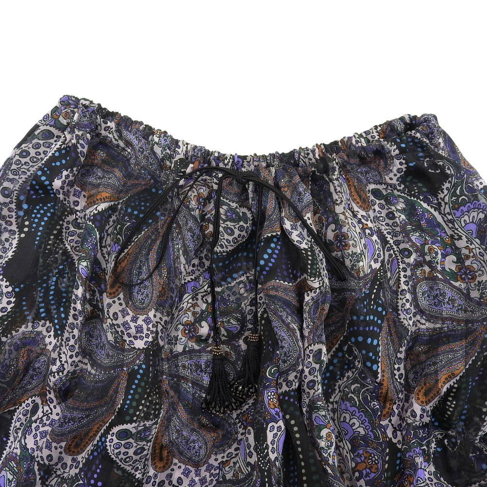新着【中古】 超美品 エトロ ETRO 2019年商品 シルクシフォン パンツ 38 レディース ペイズリー柄