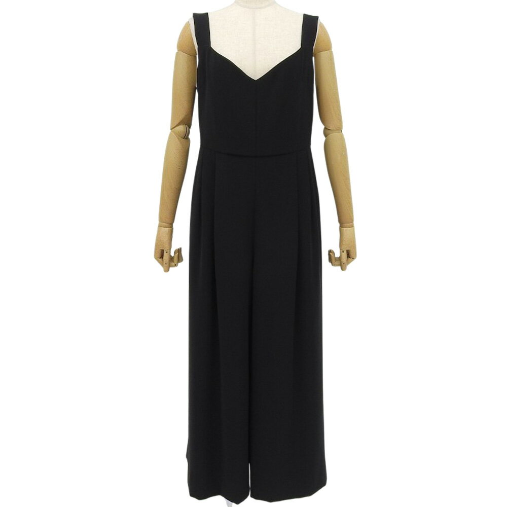 樂天商城 - 新着【中古】 超美品 デイジーリン DAISY LIN 2024年増産商品 06287 Coco Jump Suit ココ ジャンプスーツ 黒 42 オールインワン サロペット 定価77000円