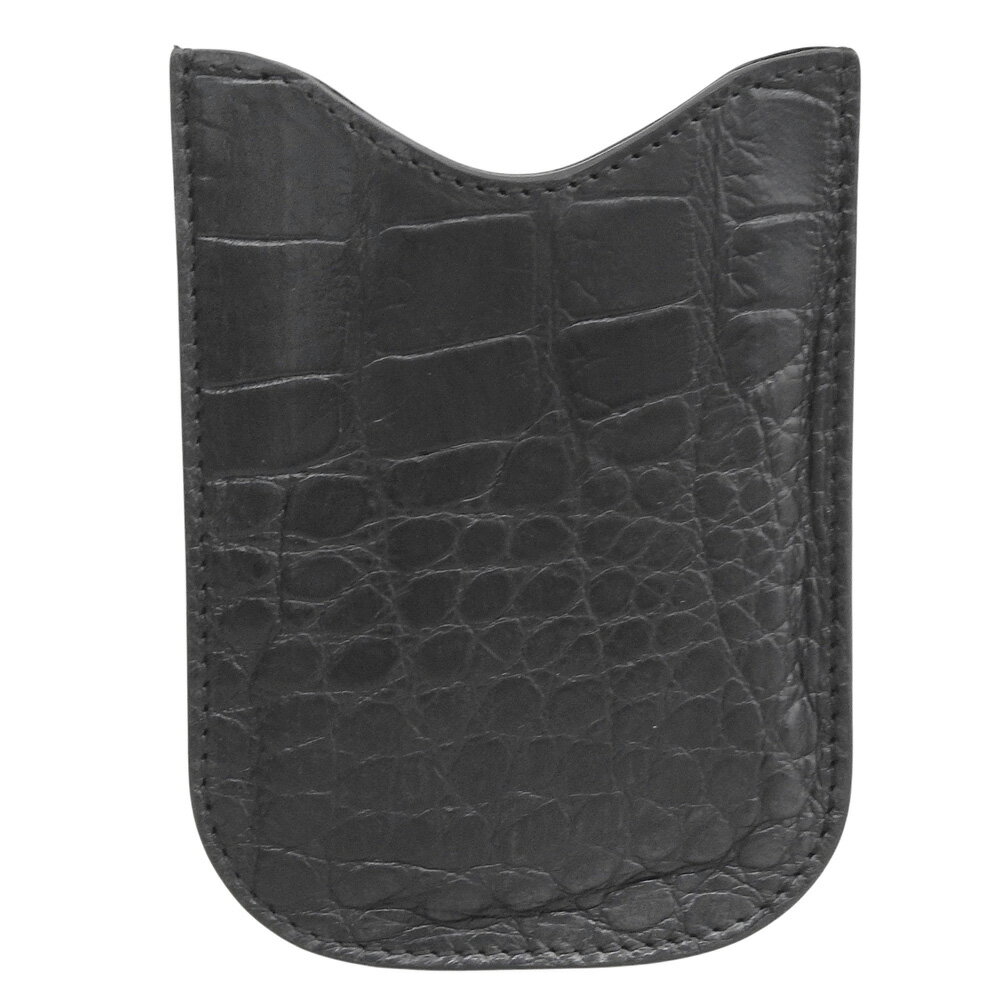 樂天商城 - 新着【中古】 美品 グッチ GUCCI 238687 リアルクロコ レザー カードケース マルチケース 箱付き ブラック