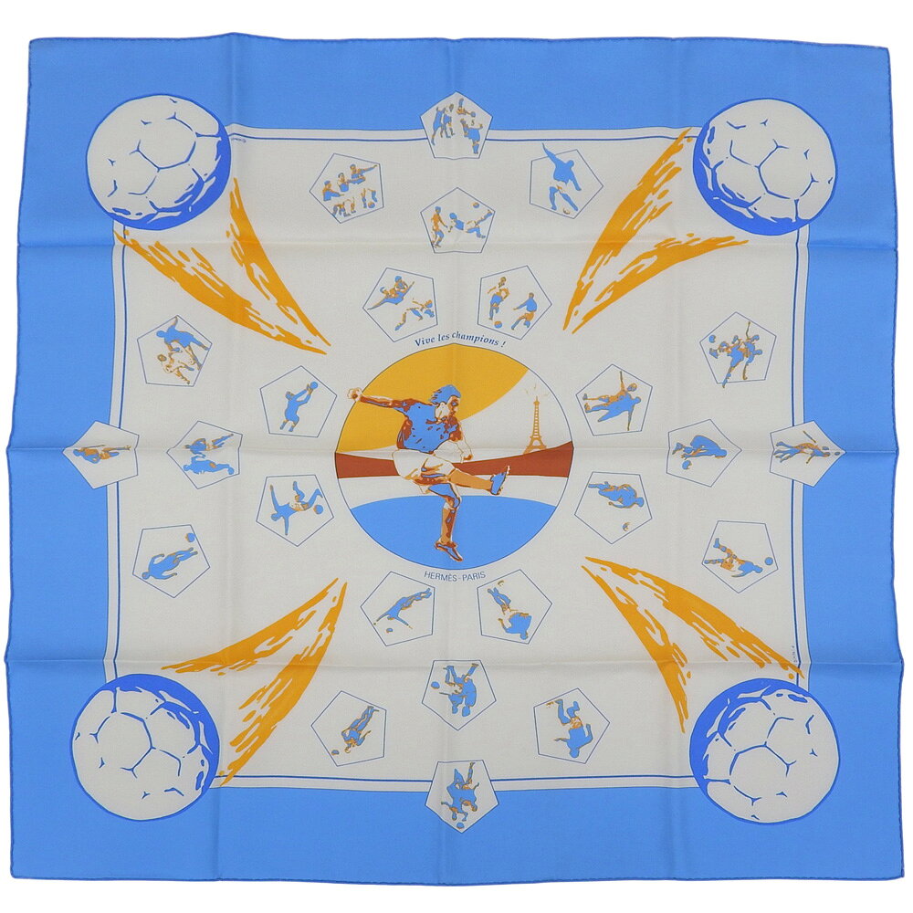 乐天商城 - 新着【中古】 未使用品 エルメス HERMES 希少 フランス製 カレ90 