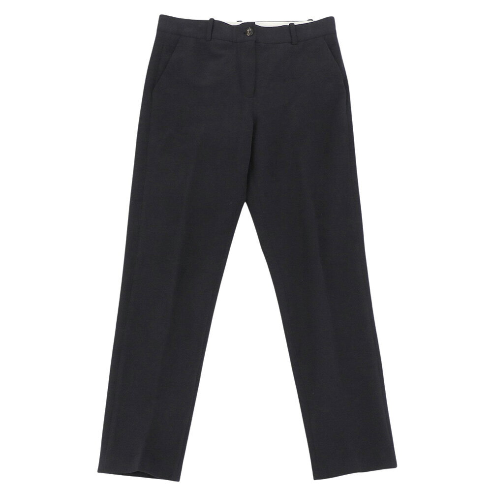 樂天商城 - 新着【中古】 美品 チルコロイチキューゼロイチ CIRCOLO 1901 1383K コットンストレッチ ノープリーツ パンツ テーパード スラックス サイズ44 ネイビー メンズ