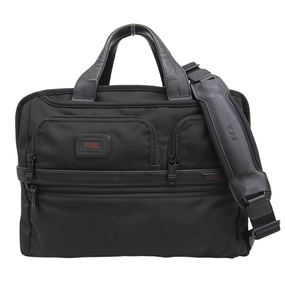 TUMI - 新着【中古】 美品 トゥミ TUMI 26141D2 ALPHA2 ブリーフケース ビジネス バッグ ショルダー PC収納付き 黒 ブラック トゥミ