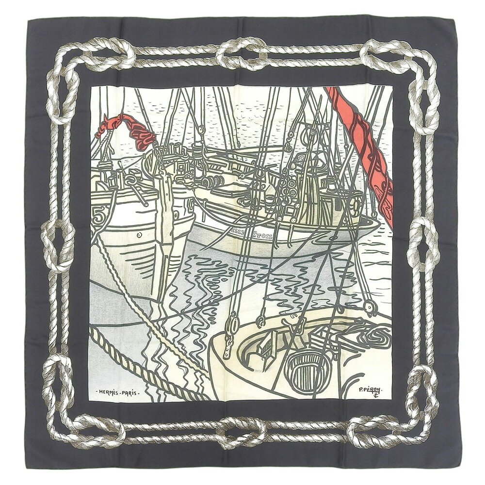 新着【中古】 超美品 エルメス HERMES ヴィンテージ カレ90 シルクスカーフ BELLE ETOILE ベル・エトワール ピエール・ペロン ロード＆テイラータグ