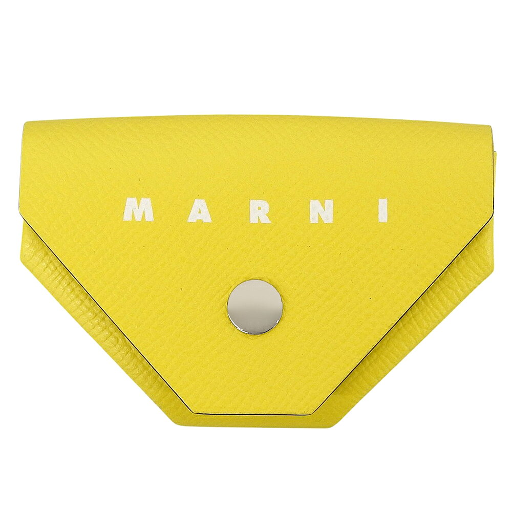 マルニ ミニ財布 三つ折り イエロー バイカラー イタリア製 ケース マルニ ミニ財布 三つ折り イエロー バイカラー イタリア製 ケース