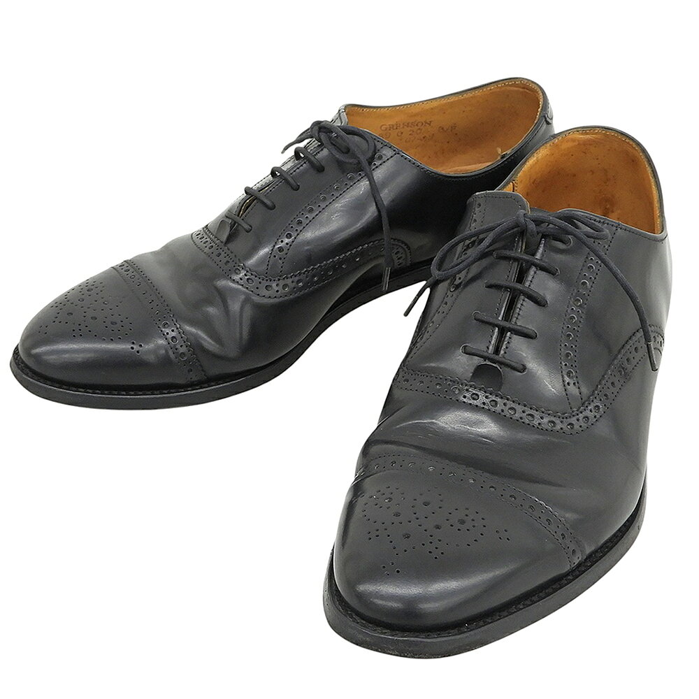 美品 GRENSON グレンソン セミブローグ ブラック ドレスシューズ 楽天市場】グレンソン GRENSONの通販