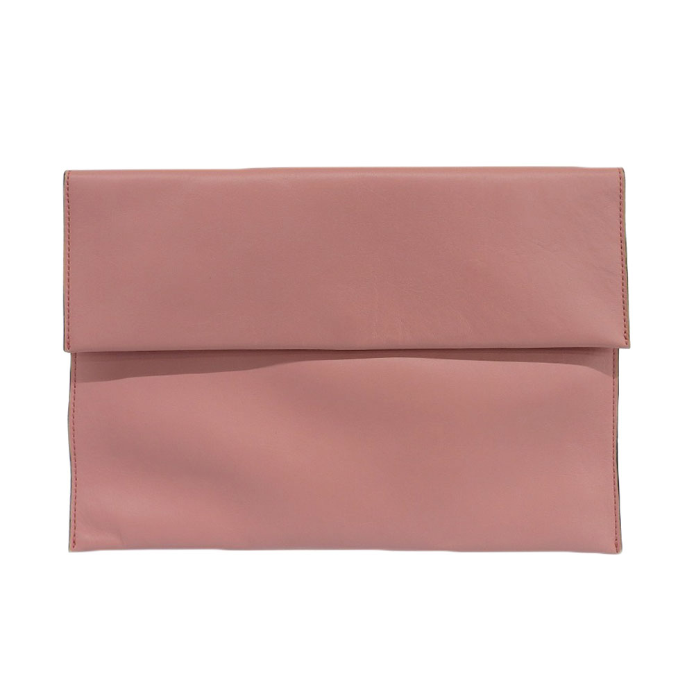 【中古】未使用タグ付 マルニ MARNI PHMPK07U00 カーフ レザー ポシェット ハンド クラッチバッグ ピン..