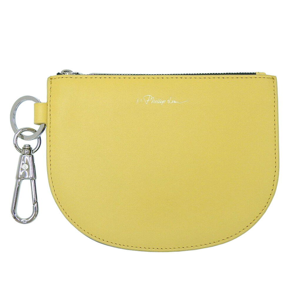 超美品 3.1 フィリップリム 2022年 HUDSON LANYARD レザー クラッチ バッグ ハンド ポーチ カード 財布..