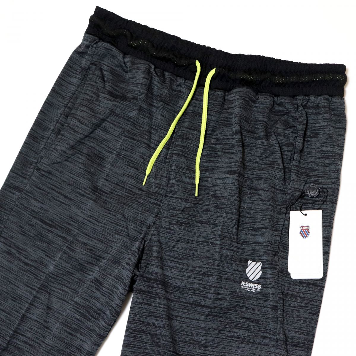 ★ケースイス K-SWISS 新品 メンズ 清凉 ドライ トレーニング メッシュ 9分丈 ロングパンツ XLサイズ [K2210B621-NE5-LL] 一 四 参★QWER★