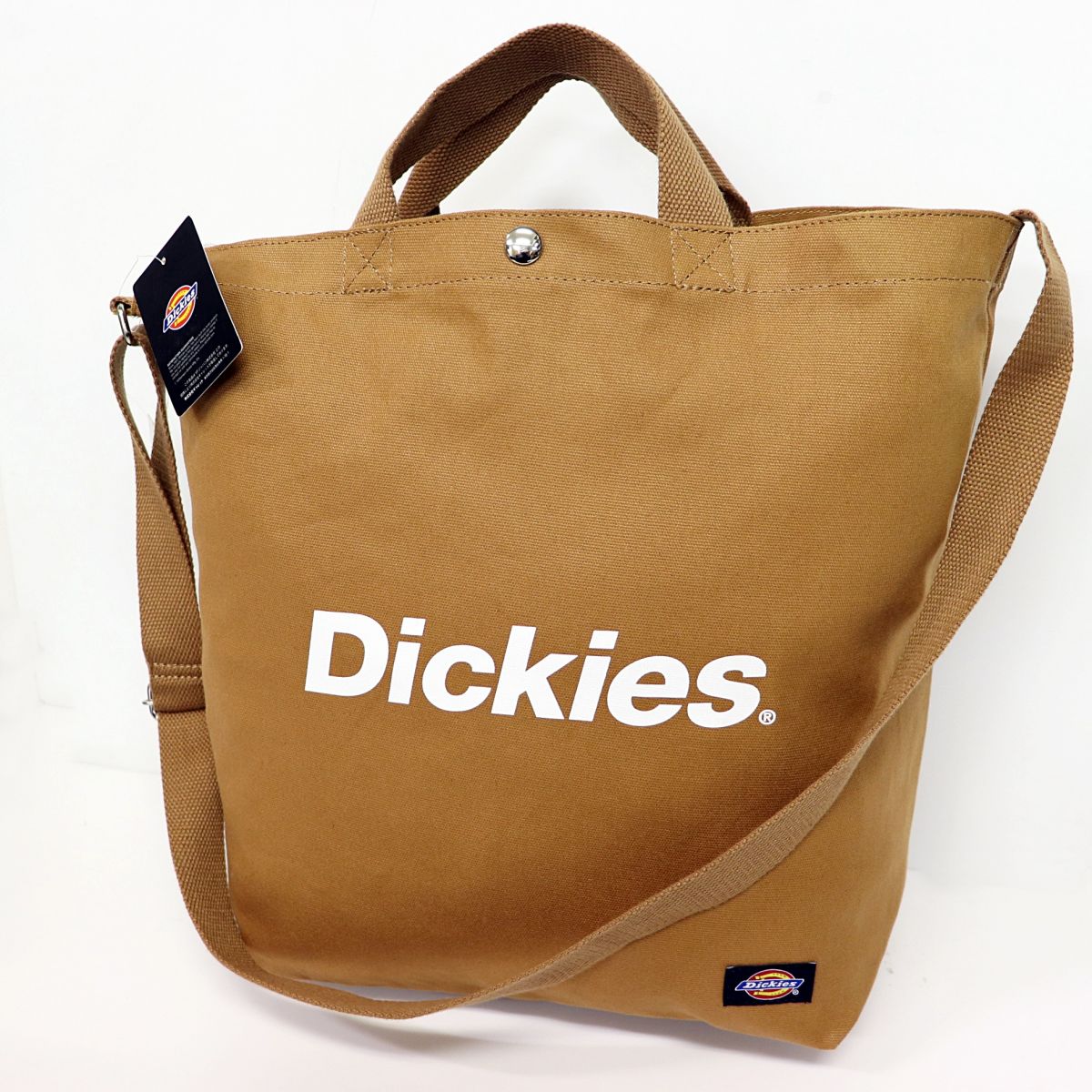 ★ディッキーズ DICKIES 新品 カジュアル ユニセックス ショルダー バッグ トートバッグ BAG かばん ブラウン 茶[617-0502A] 一 六★QWER★