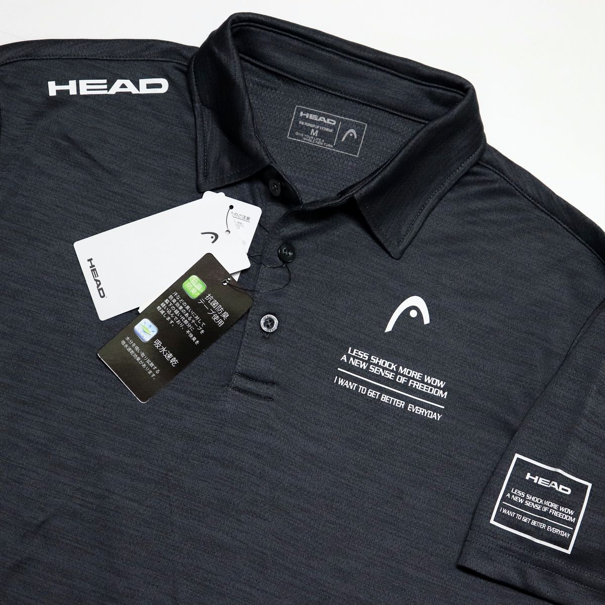 ★ヘッド ゴルフ HEAD GOLF 新品 メンズ 吸汗速乾 抗菌防臭 スポーツ 半袖 ポロシャツ ★ （抗菌防臭） 汗等の臭いに対して、防臭効果のあるテープを脇下縫い代部分に縫い込んでおり、不快臭を軽減します。 （吸水速乾） 水分を吸い取り拡散する吸水速乾効果があります。 あらゆるシーンに対応、快適にスポーツをお楽しみください♪ 素材：ポリエステル、 吸汗速乾 【この商品のサイズはメンズ　XL　サイズ】 サイズは以下のサイズをご参照ください。 ※サイズは選べません。上記の記載を確認下さい。 S 身長155-165cm、チェスト80-88cm、ウエスト-? M 身長165-175cm、チェスト88-96cm、ウエスト76-84? L 身長175-185cm、チェスト96-104cm、ウエスト84-94? LL 身長175-185cm、チェスト104-112cm、ウエスト94-104? 3L 身長175-185cm、チェスト106-114cm、ウエスト98-110cm 新品、【本物】