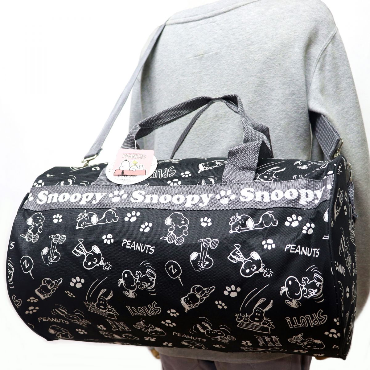 Xk[s[ s[ibc SNOOPY PEANUTS Vi ` V_[ {XgobO _btobO BAG  [SNOOPY-BLK1N]  ZQWER