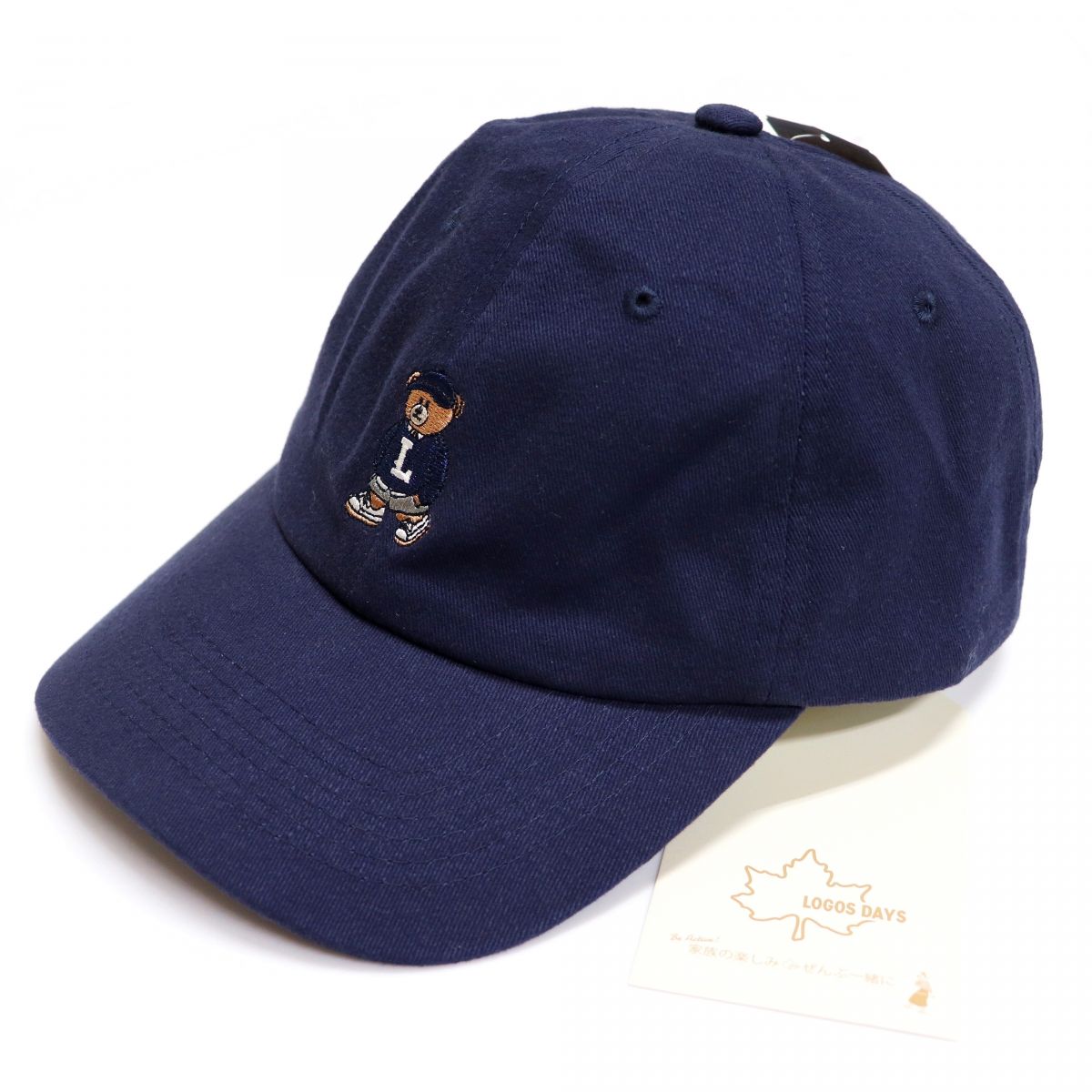 ★ロゴス LOGOS アウトドア 新品 カジュアル シンプル キャップ 帽子 CAP ぼうし 紺 56-60cm [SM2A071-OWT-5860] 一 七★QWER★