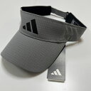 アディダス ★アディダス ゴルフ ADIDAS GOLF 新品 メンズ ゴルフツアーバイザー キャップ 帽子 CAP サンバイザー 57-60cm 灰[HT3331-5760]七 ★QWER