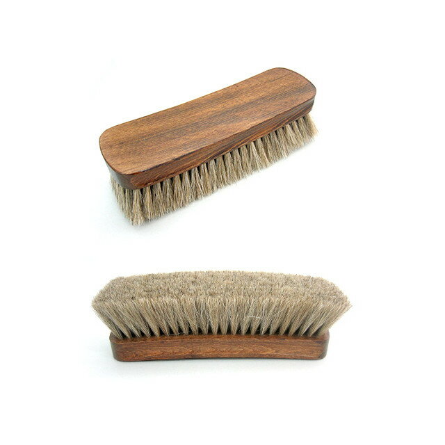 コロンブス 革用 汚れ落とし ブラシ ジャーマンブラシ2 馬毛ブラシ レザーケア 靴磨き 鞄磨き