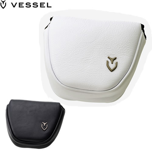 ベゼル VESSEL レザーパターカバー マレット型 Leather Putter Cover 全2色 pc2217