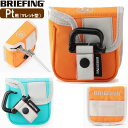 ブリーフィング BRIEFING ゴルフ マレット型フィドロックパターカバー MALLET PUTTER COVER FIDLOCK CP CR BRG221G60