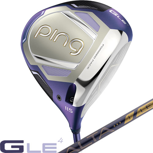 PING GLE4 ドライバー レディース ゴルフ クラブ ALTA J LE 標準シャフト 左用あり