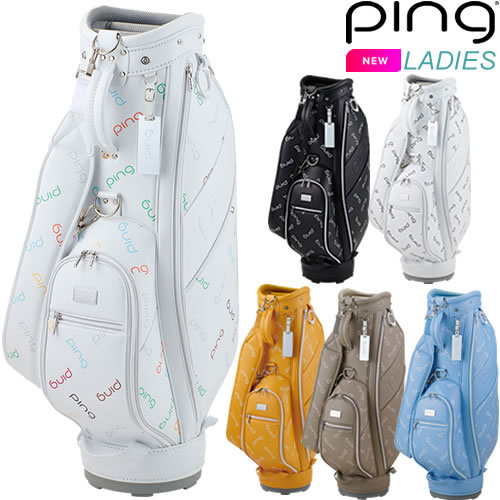 日本正規品！ピン PING LADIES レディース モノグラムキャディバッグ Monogram Cart Bag 8.5型 CB-L2503