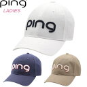 ピン ピン PING シアサッカーキャップ CAP レディース ゴルフ 帽子 UV対策 HW-L2304/36815