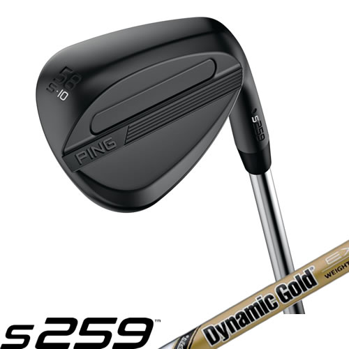 Rakuten - PING ウェッジ S259 ピン QPQ仕上げ ミッドナイト Sグラインド ダイナミックゴールド EX ツアーイシュー EX TOUR ISSUE 左用あり